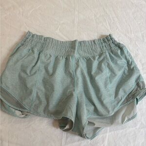 Lululemon heathered blue high rise hotty hot 2.5